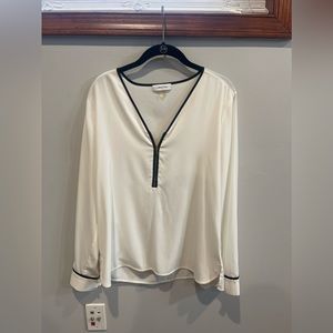 White Calvin Klein blouse